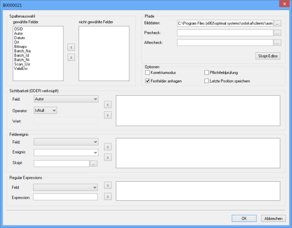 enaio® capture – Screenshot