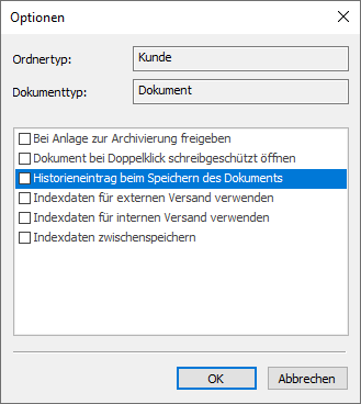 Historique des documents
