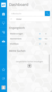 enaio mobile – dashboard