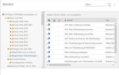 Folder view