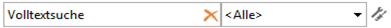 enaio® client - Volltextsuche-Eingabefeld