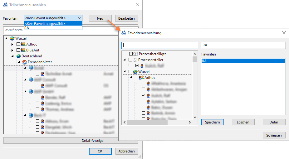 Workflow-Empänger-AddOn