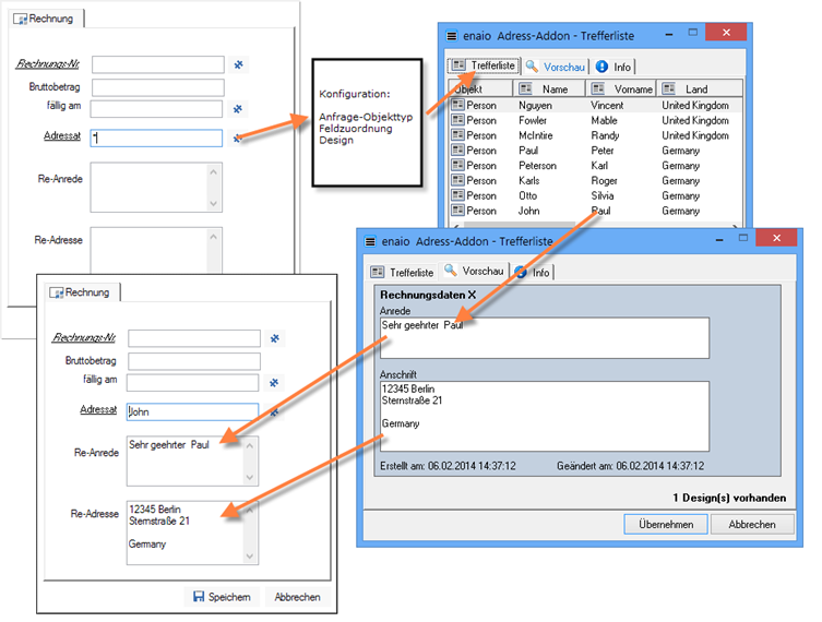 Address add-on