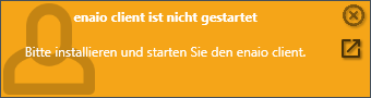 enaio® Outlook Add-In NG (Fehler-Client)