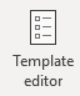 Template editor