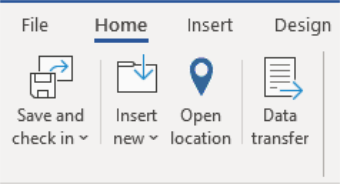 enaio® Office Add-In NG (Office ribbon)