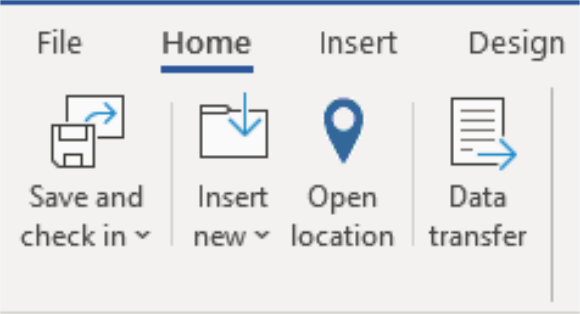 enaio® Office Add-In NG (Office ribbon)