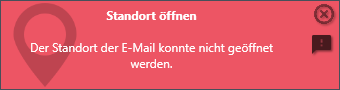 enaio® Outlook Add-In NG (Emplacement erreur)