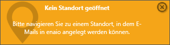 enaio® Outlook Add-In NG (Emplacement erreur)