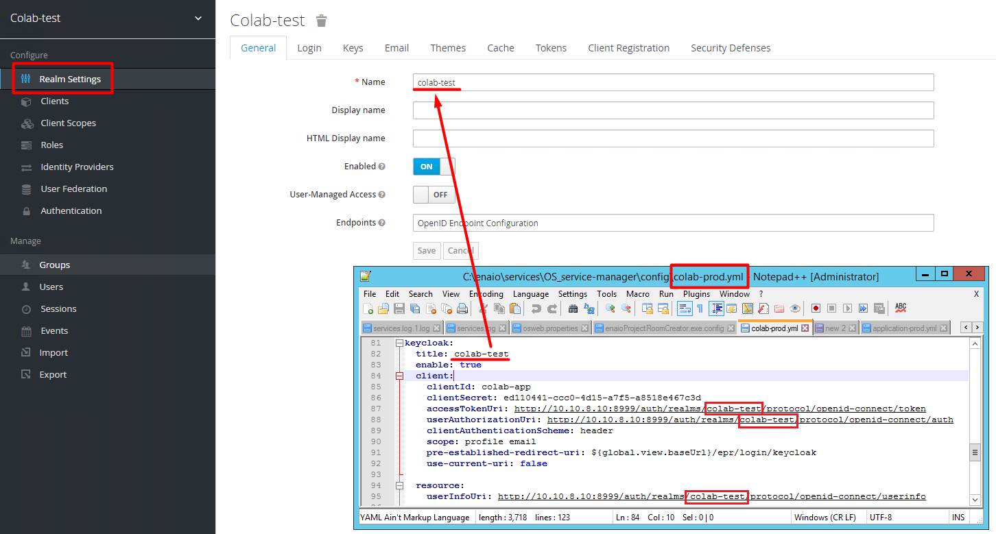 enaio® coLab + Keycloak enaio® coLab + Keycloak