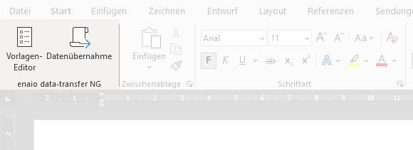 enaio® Office Add-In NG (ruban Office)