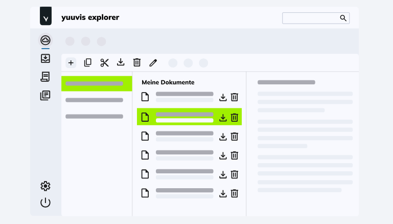 Beispiel: yuuvis explorer